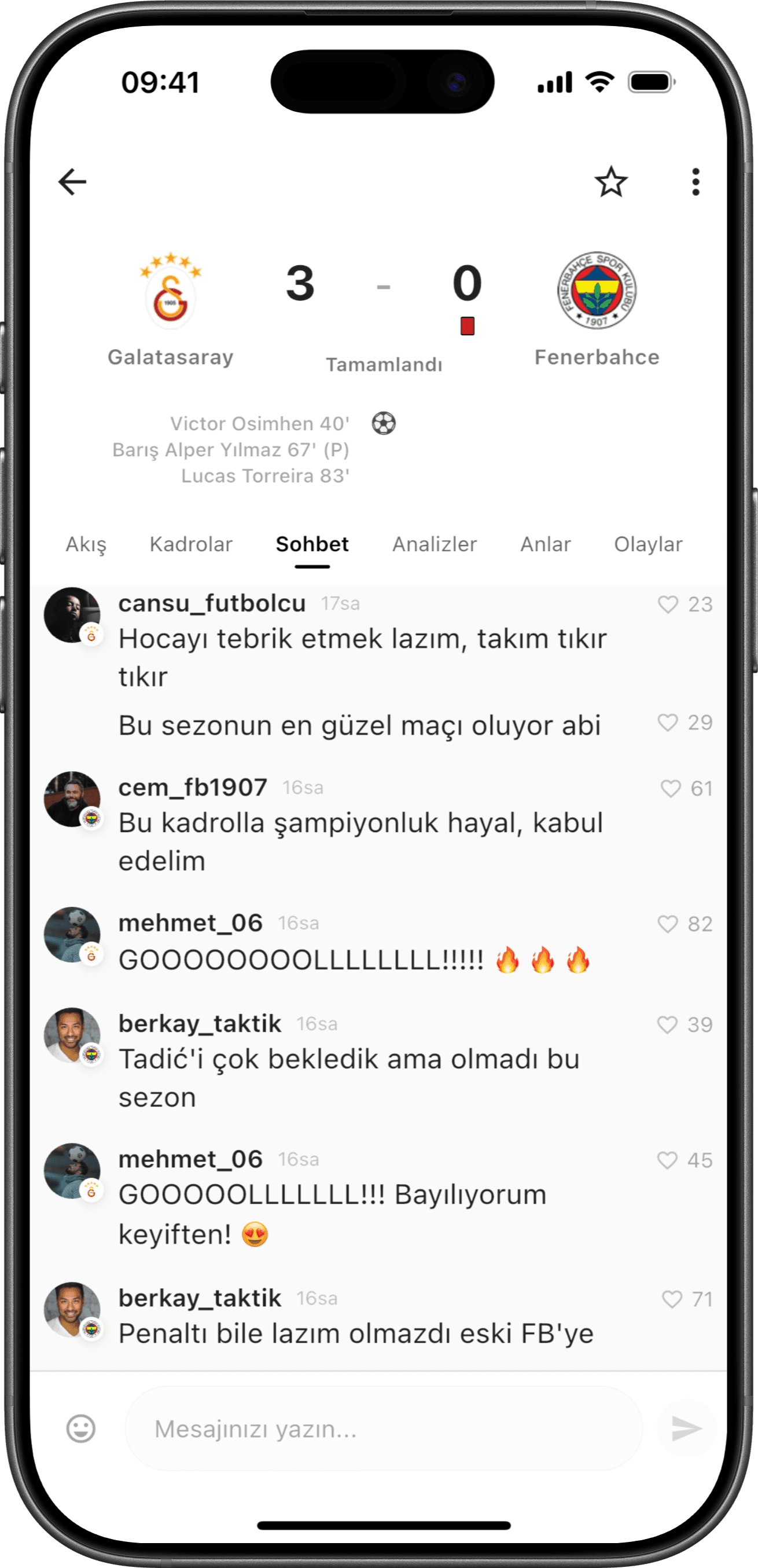 Takım Sohbeti
